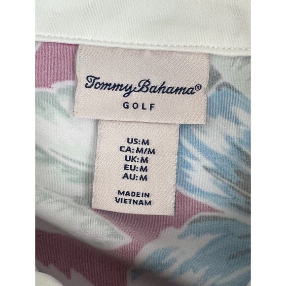 Tommy Bahama Golf women shirt UPF50 Pink quick dry moisture wicking MEDIUM - Picture 7 of 12